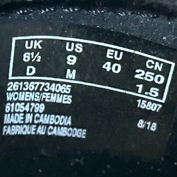 Clarks Womens Cheyn Bow Black Leather Casual Slip On Loafer Shoes SZ US 9M - Picture 11 of 11